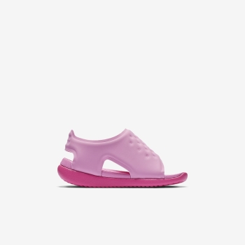 Nike Sunray Adjust 5 - Sandaler - Pink/Fuchsia/Hvide | DK-93721